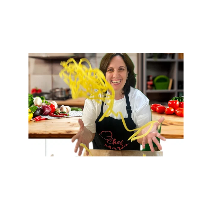Chef Maria teaching handmade pasta